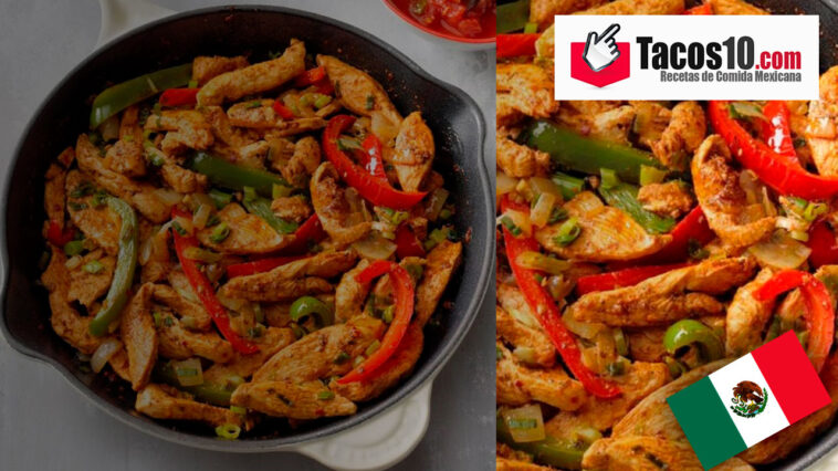 fajitas de pollo