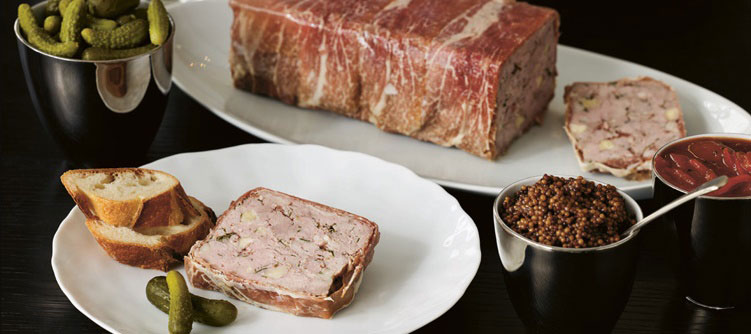 Terrina de cerdo con salsa agridulce