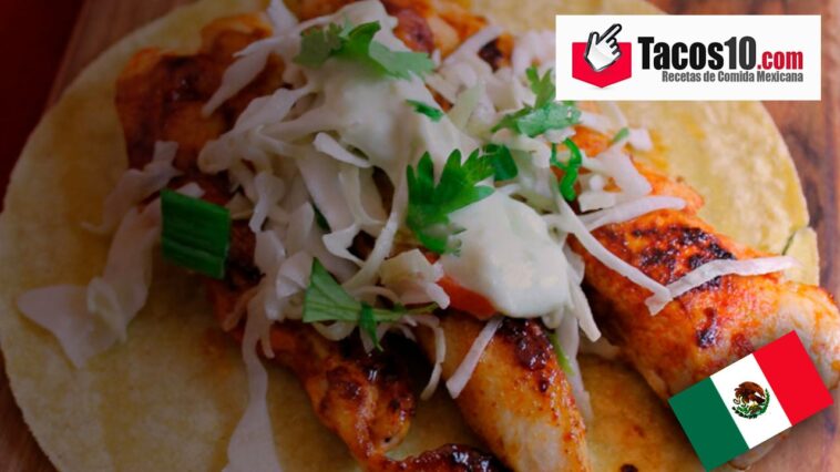 Tacos de pollo crema