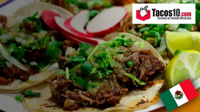 Tacos de cabeza de res