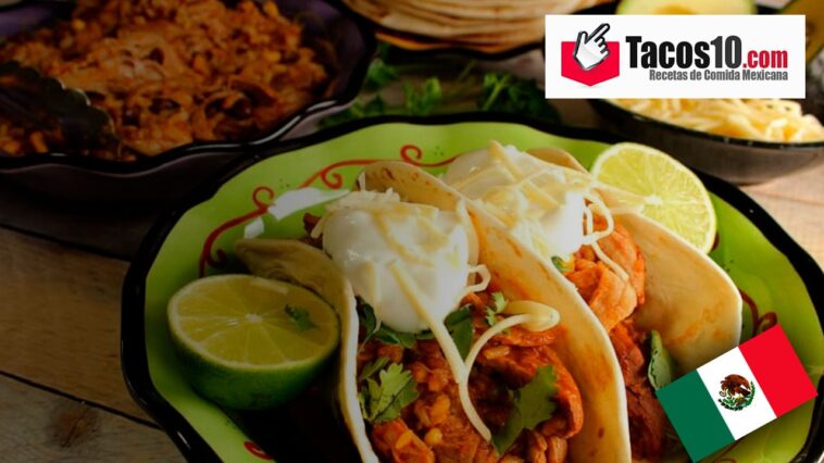 Tacos de cerdo con arroz