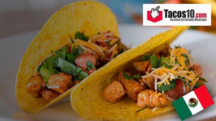 Tacos de pechuga de pollo