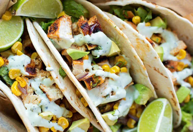 tacos de pollo baratos