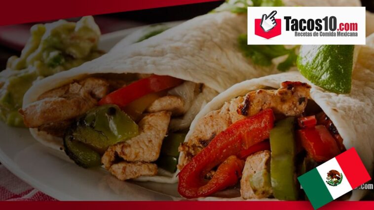 Burritos con fajitas