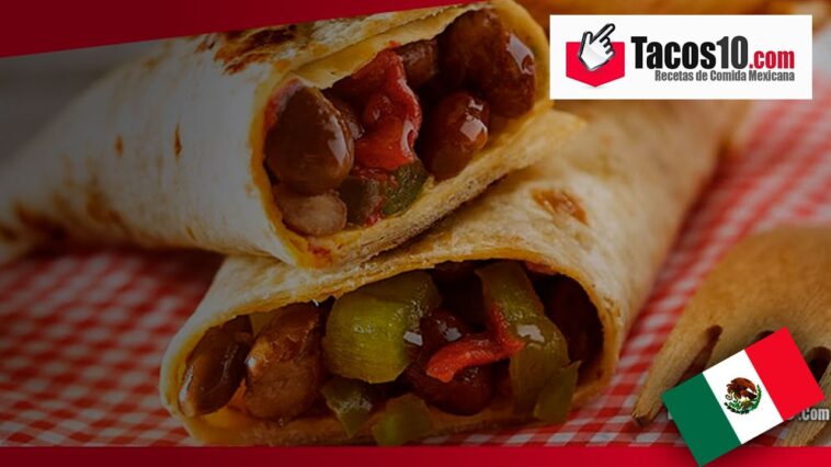 Burritos con tortilla de maíz