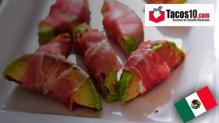 Aguacate con jamón