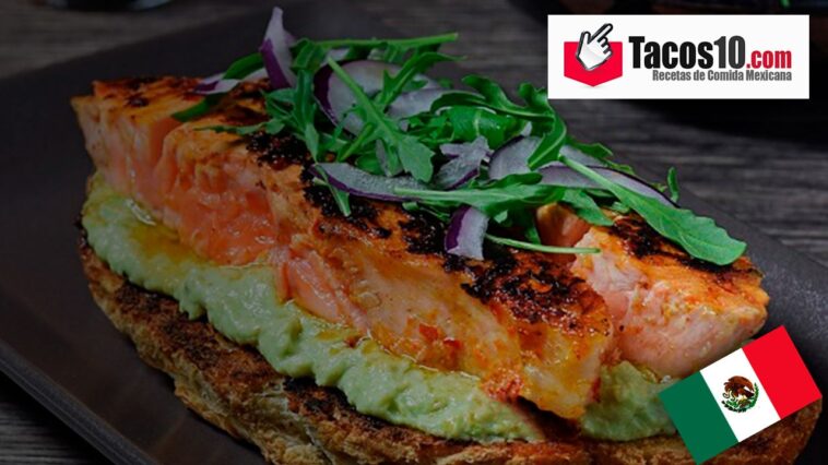 Aguacate con salmon