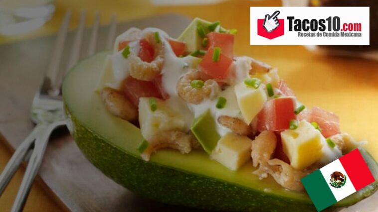 Aguacate relleno de marisco
