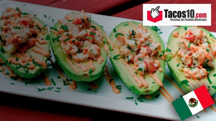 Aguacates con camarones