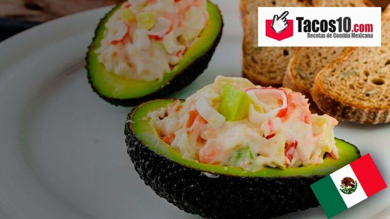 Aguacates rellenos de cangrejo