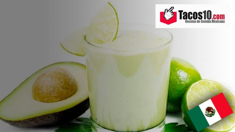 Batido de aguacate y lima