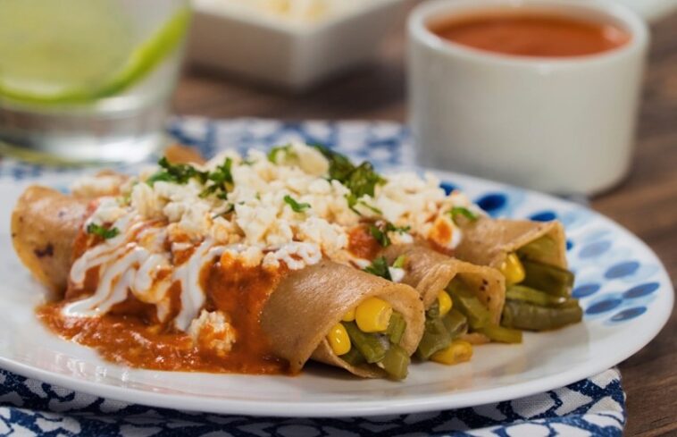 Enchiladas de nopal