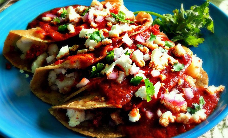 enchiladas de chorizo
