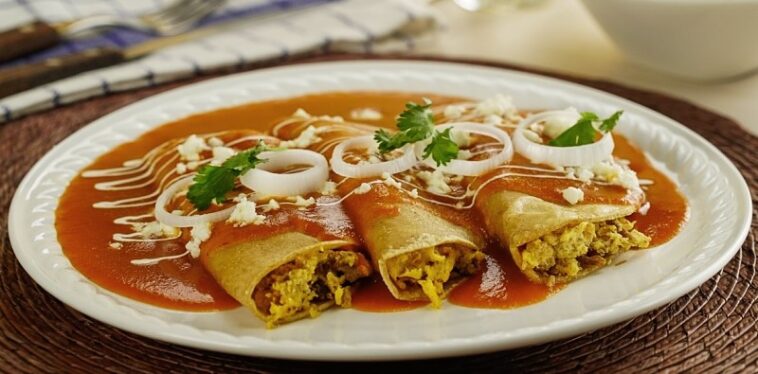 enchiladas de huevo