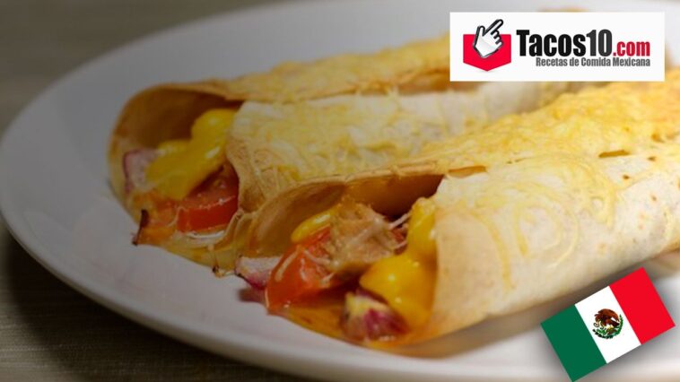 Enchiladas de atún y queso