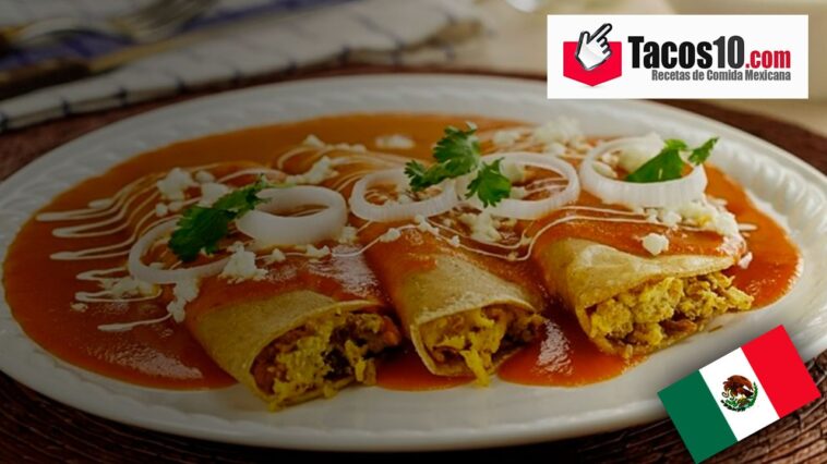 Enchiladas de huevo