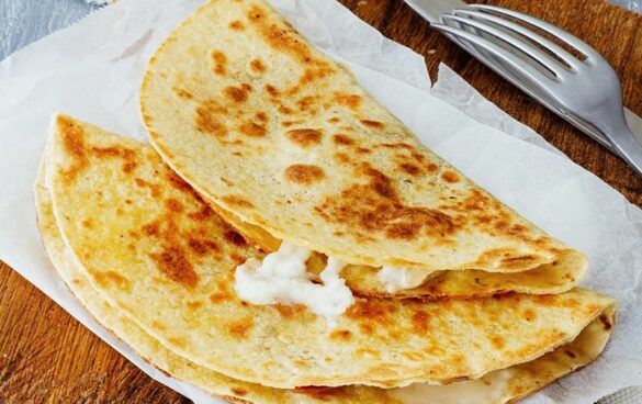 quesadillas de jamón serrano