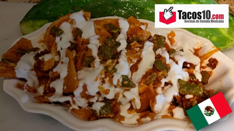 Chilaquiles con nopales