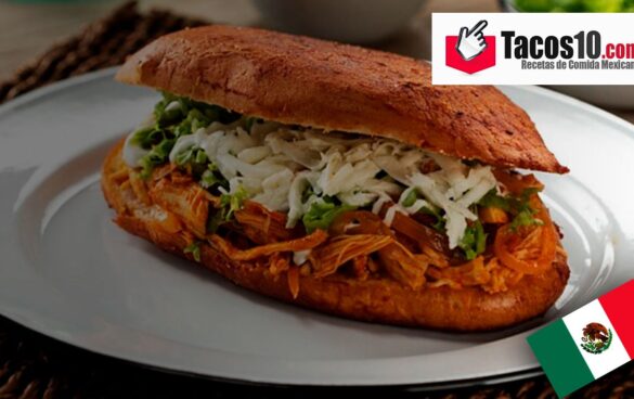Pambazo de tinga
