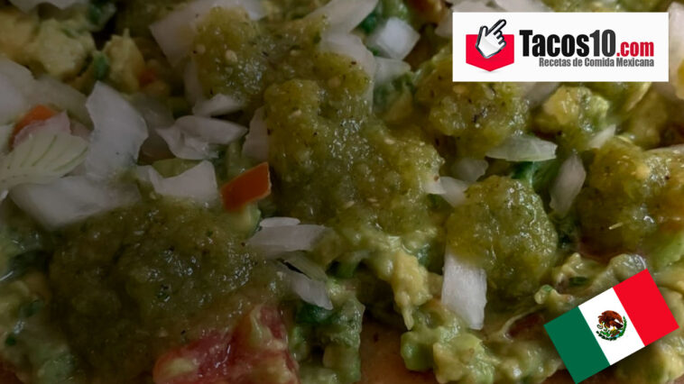 Huarache de guacamole