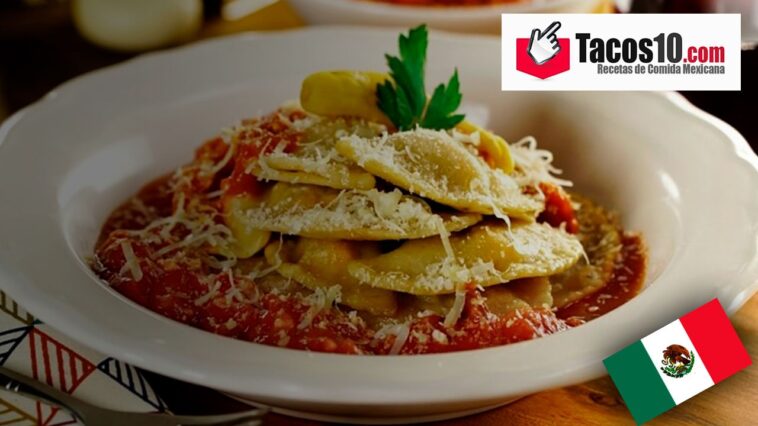 Ravioles de bacalao