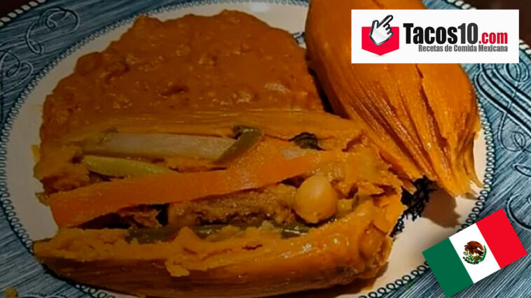 Tamales de carne de puerco