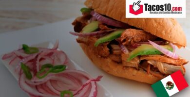 Torta de cochinita pibil