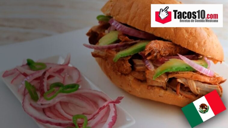Torta de cochinita pibil