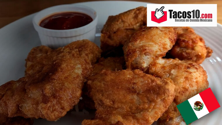 Alitas de pollo fritas