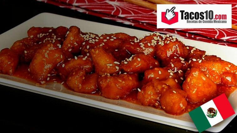 Pollo agridulce chino