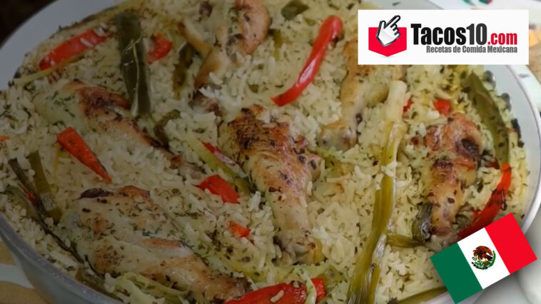 Arroz con pollo y verduras