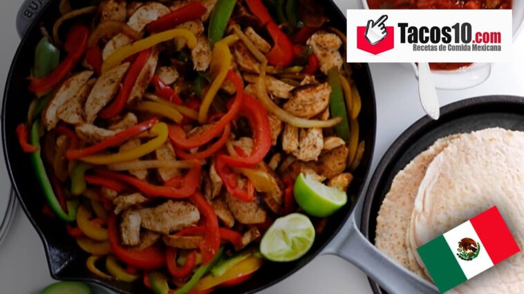 Fajitas de pollo mexicanas